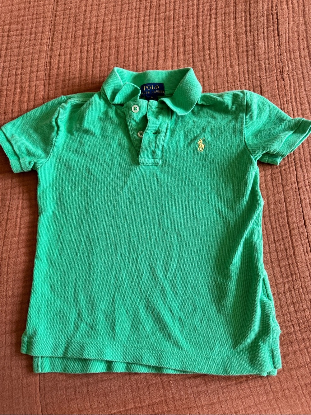 Polo by Ralph Lauren Bright Green Short Sleeve Polo - Kids
